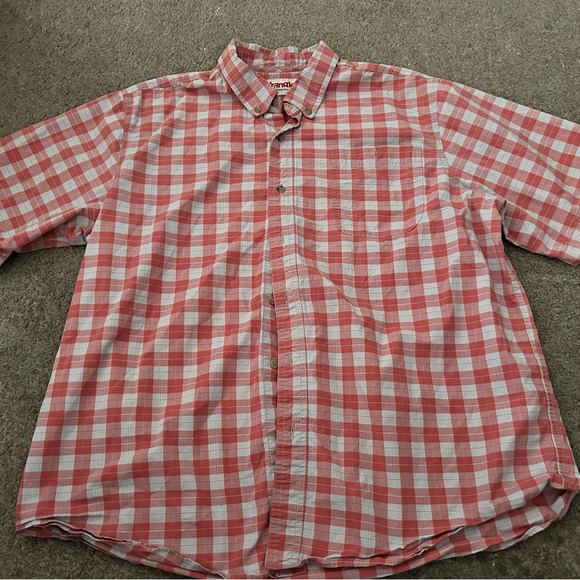 Wrangler Other - Wrangler Rugged Wear Men’s Button Up Short Sleeve Size XXL